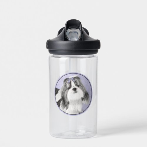 Shih Tzu Painting _ Cute Original Dog Art Water Bottle