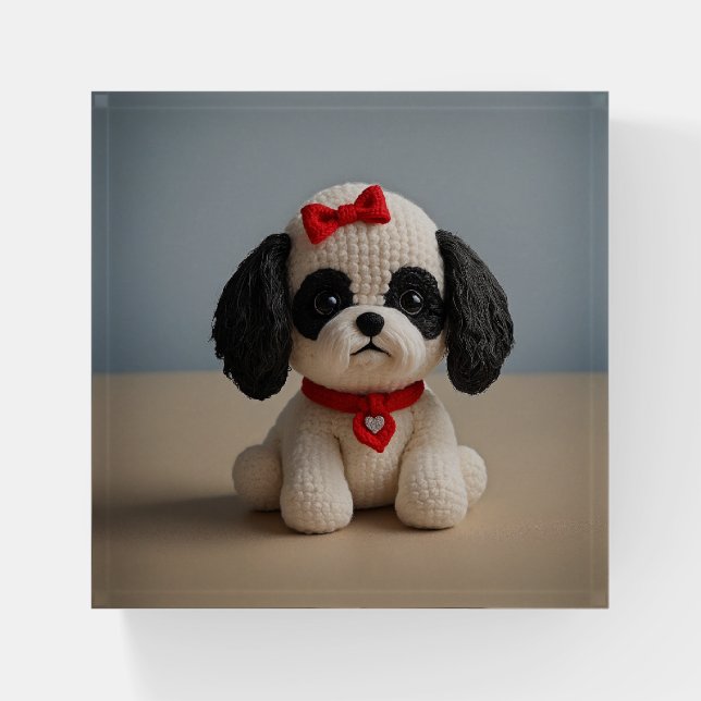 Shih Tzu Paperweight (Front)