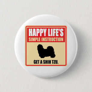 Shih Tzu Pinback Button