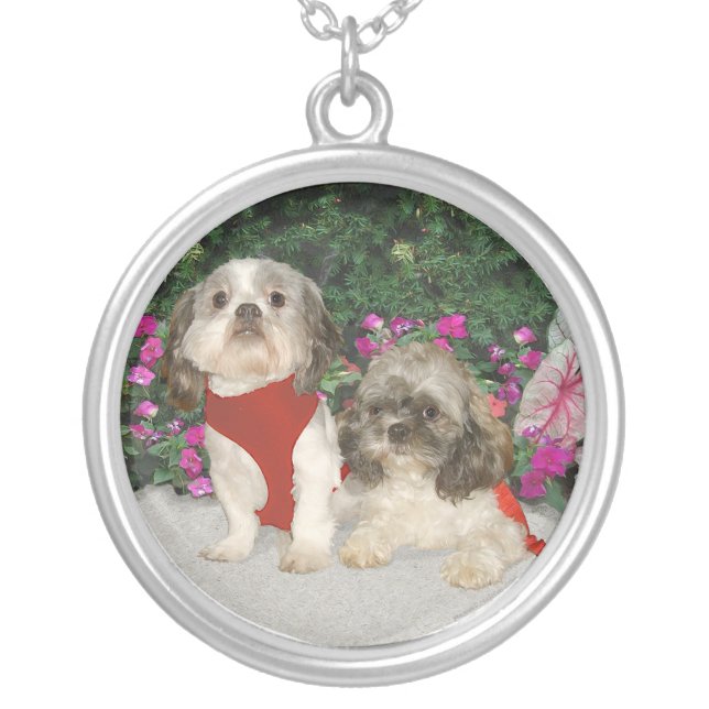 Shih Tzu Portrait Necklace (Front)
