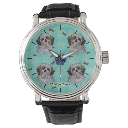 Shih Tzu Portrait Watch