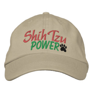 Shih Tzu Power by SRF Embroidered Baseball Cap