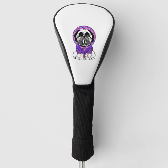 Shih Tzu Princess Golf Head Cover (Front)