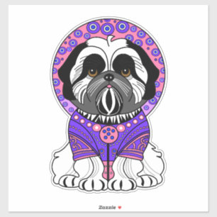 Shih Tzu Princess Sticker