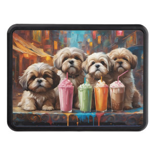 Shih Tzu Puppies and Milkshakes Hitch Cover