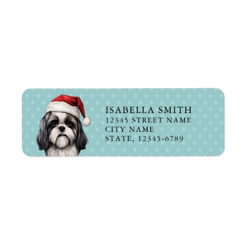 Shih Tzu Return Address Labels