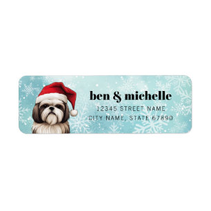 Shih Tzu Return Address Labels