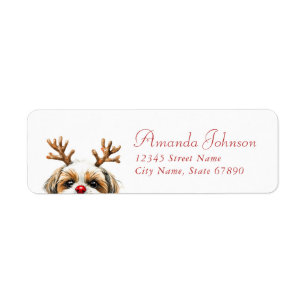 Shih Tzu Return Address Labels