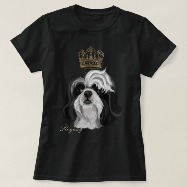 Shih Tzu Royalty T-Shirt (Design Front)