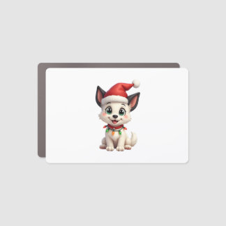 Shih Tzu Santa Christmas Tree Lights Xmas Dog Love Car Magnet