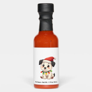 Shih Tzu Santa Christmas Tree Lights Xmas Dog Love Hot Sauces