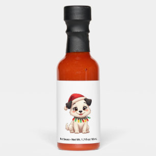 Shih Tzu Santa Christmas Tree Lights Xmas Dog Love Hot Sauces