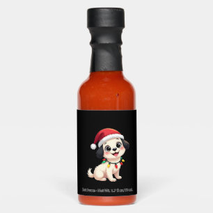 Shih Tzu Santa Christmas Tree Lights Xmas Dog Love Hot Sauces