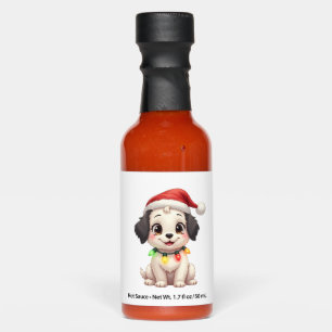 Shih Tzu Santa Christmas Tree Lights Xmas Dog Love Hot Sauces