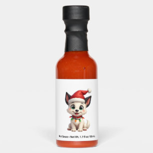 Shih Tzu Santa Christmas Tree Lights Xmas Dog Love Hot Sauces