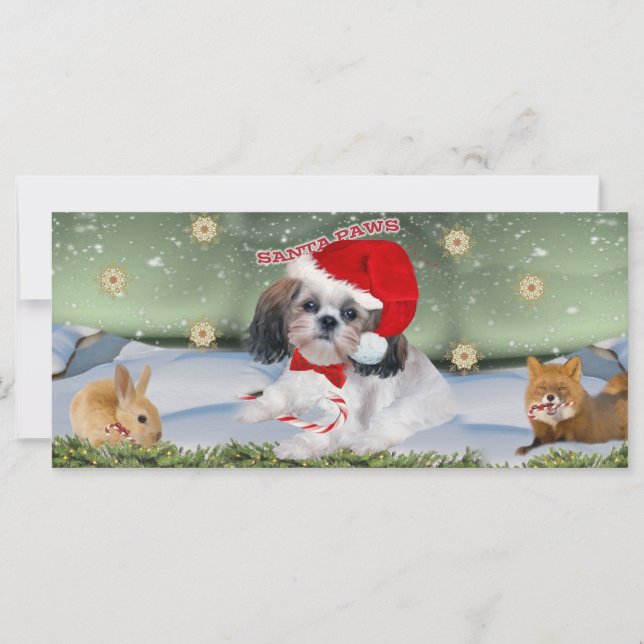 Shih Tzu Santa Paws gifts (Front)