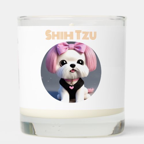Shih Tzu Scented Jar Candle