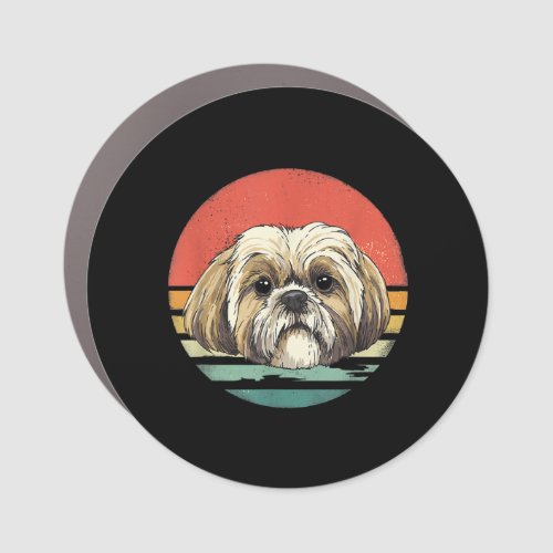 Shih Tzu  Shih Tzu Dog Breed Lover Gift Car Magnet