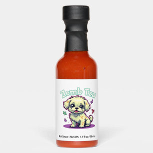Shih Tzu Shihtzu Zombie Dog Halloween Oversized T- Hot Sauces