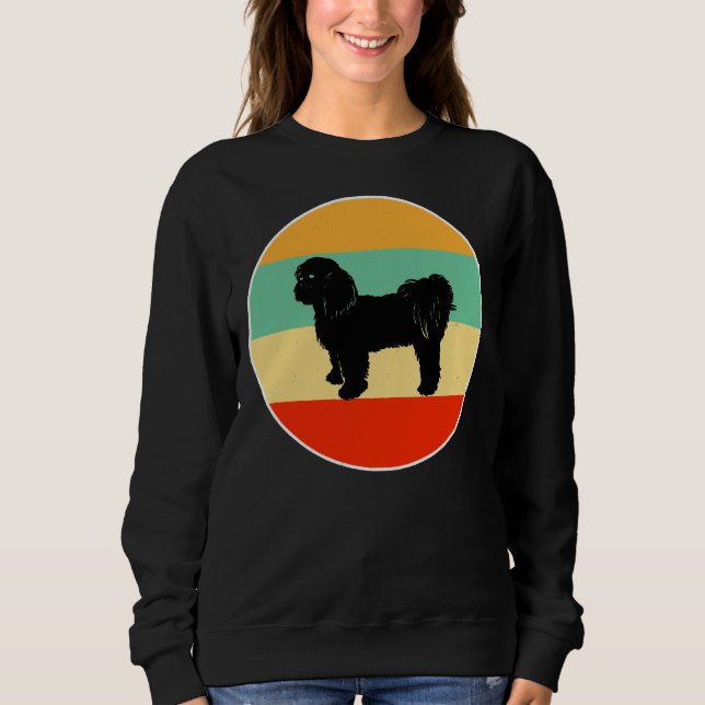 Shih Tzu Short Clip   Dog Mom Love R Sweatshirt (Front)