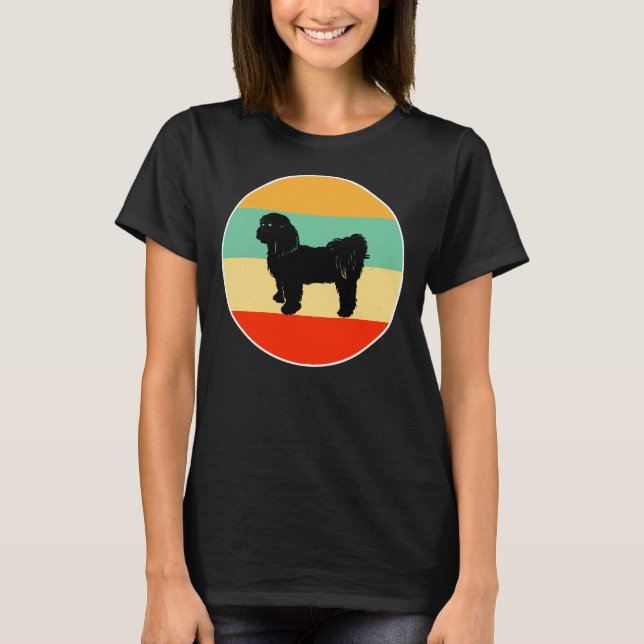 Shih Tzu Short Clip   Dog Mom Love R T-Shirt (Front)