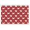 Shih Tzu Silhouettes Pattern Red