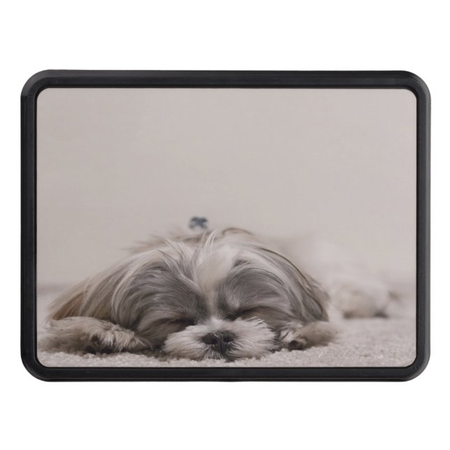 Shih tzu Sleeping Hitch Cover , Sleeping Dog (Front)