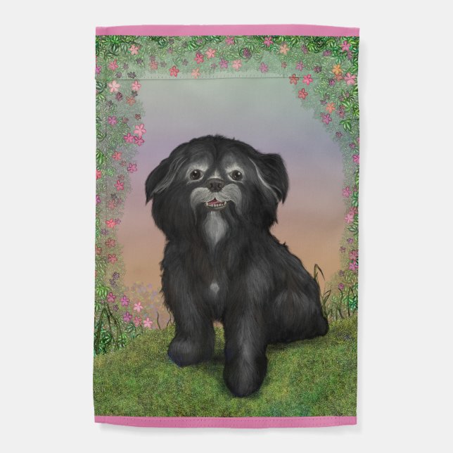 Shih-Tzu Spring: Garden Flag (Back)