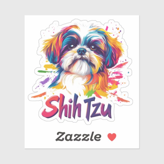 Shih Tzu Sticker (Sheet)