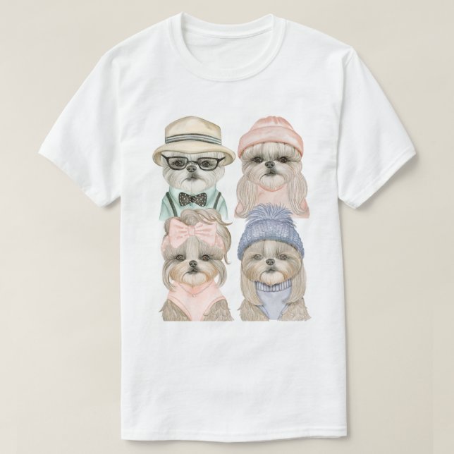  Shih Tzu T-Shirt (Design Front)