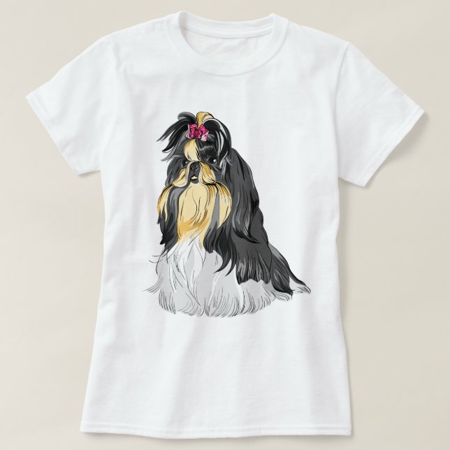 Shih Tzu T-Shirt (Design Front)