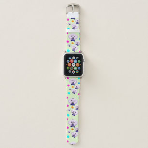 Shih Tzu technicolor Apple Watch Band