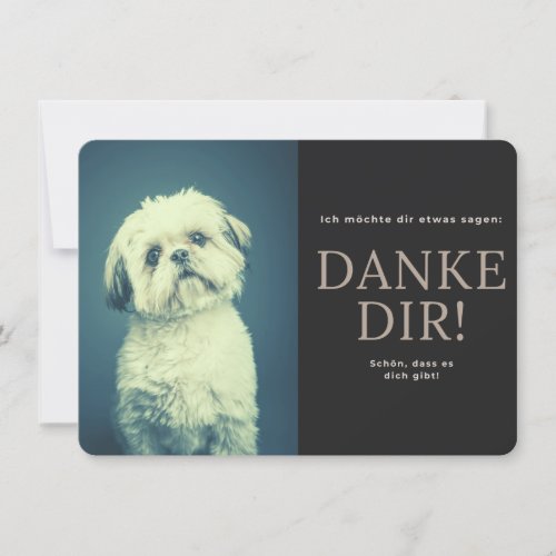 Shih Tzu Thank You Card