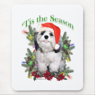 Shih Tzu 'Tis the Season Mouse Pad