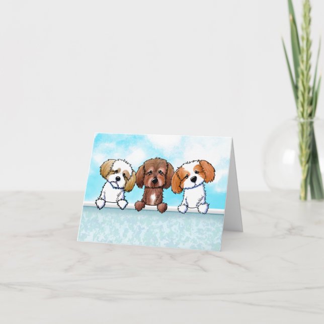 Shih Tzu Trio Thank You (Front)