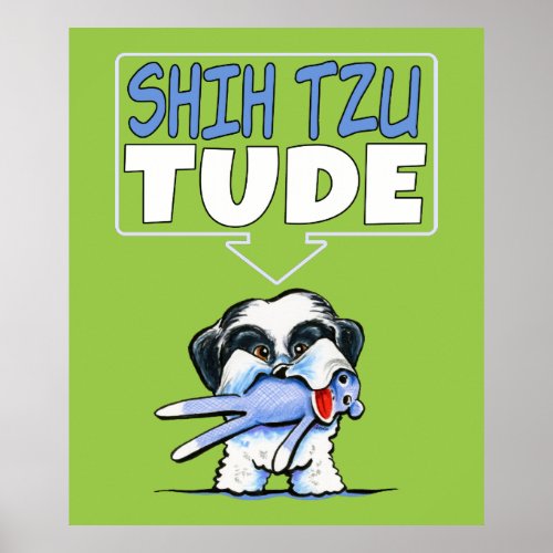 Shih Tzu Tude Dk Poster