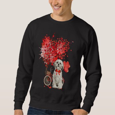 Shih Tzu Valentines Day  Dog  Happy Valentine Sweatshirt