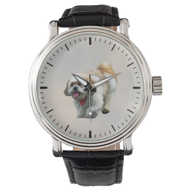 Shih Tzu Walking Watch (Front)