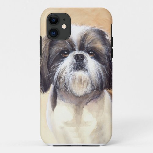 Shih Tzu watercolor iPhone 5 case