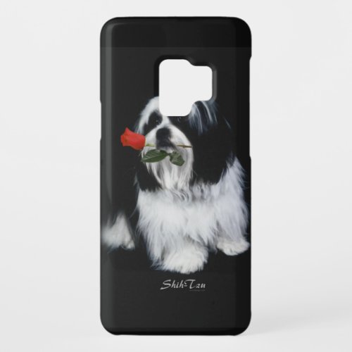Shih Tzu With Rose Case_Mate Samsung Galaxy S9 Case