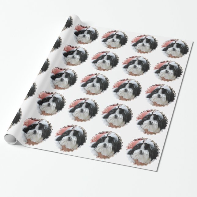 Shih Tzu Wrapping Paper (Unrolled)