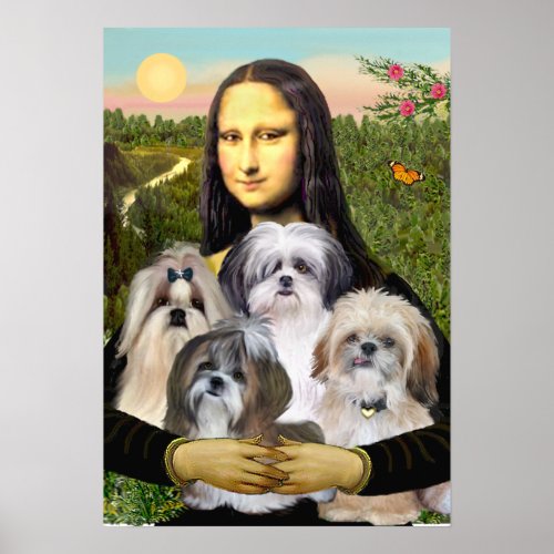 Shih Tzus 4 _MONA Poster