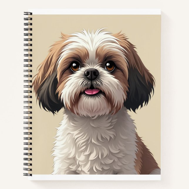 ShihTzu Mandoo Notebook (Front)