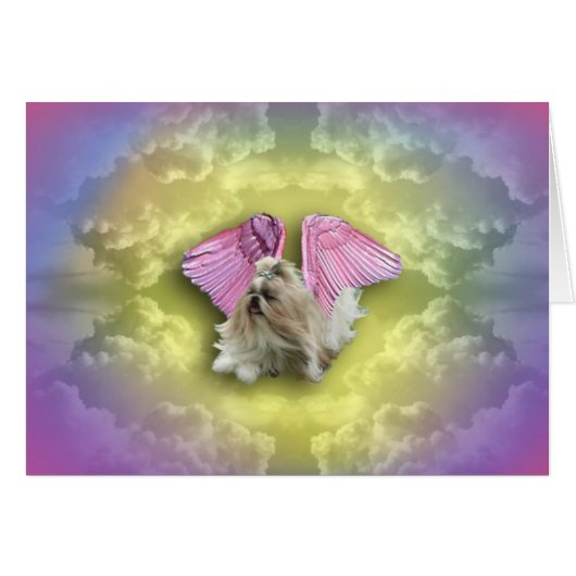 shihtzugoddess descends from heaven cards (Front Horizontal)