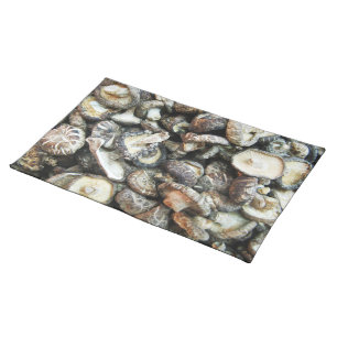 Shiitake Mushrooms Cloth Placemat