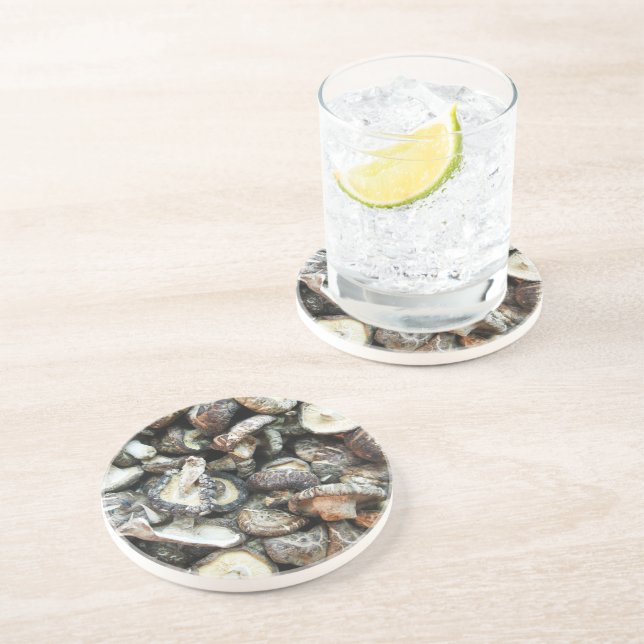 Shiitake Mushrooms Coaster (Side)