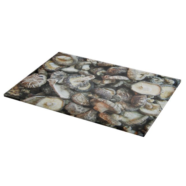 Shiitake Mushrooms Cutting Board (Corner)