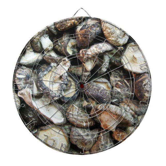 Shiitake Mushrooms Dart Board (Front)