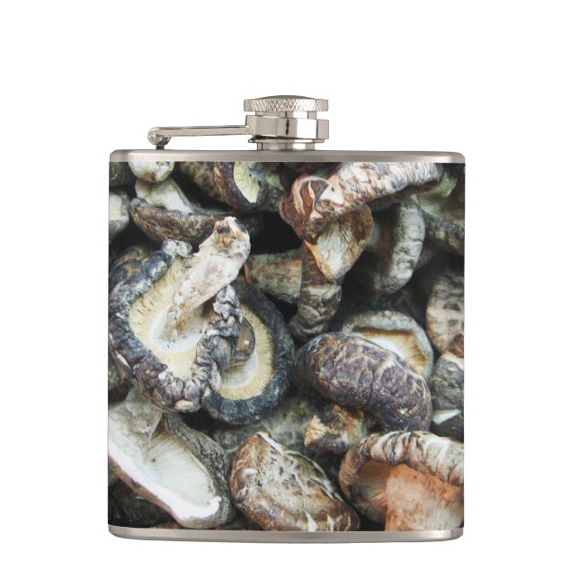 Shiitake Mushrooms Flask (Front)