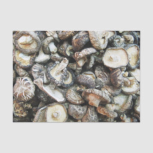 Shiitake Mushrooms Tissue Paper